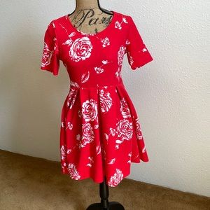 Floral skater dress